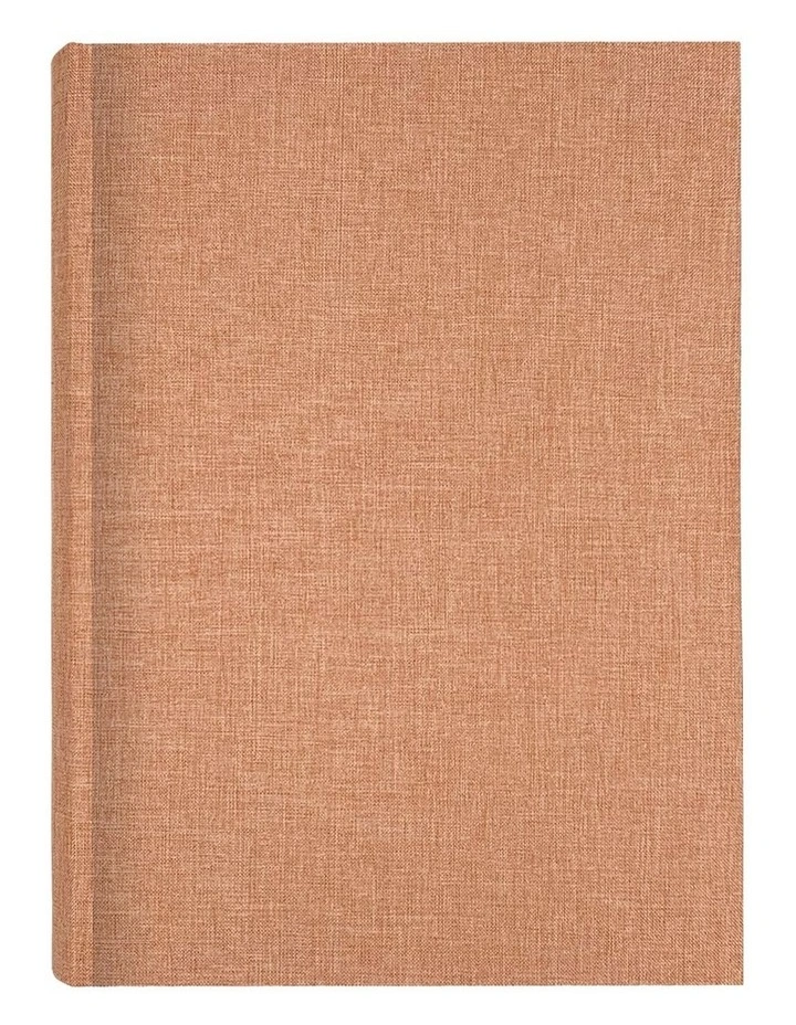 Plush Linen Photo Album 300 Photo Capacity in Nutmeg