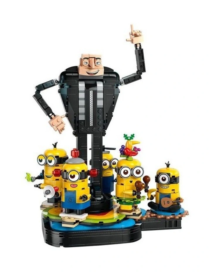 Despicable Me Brick-Built Gru and Minions 75582
