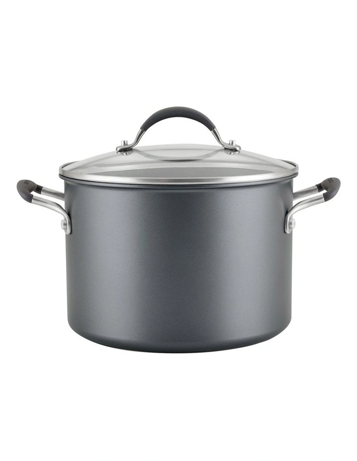 ScratchDefense A1 Covered Stockpot 24cm 7.6L in Grey