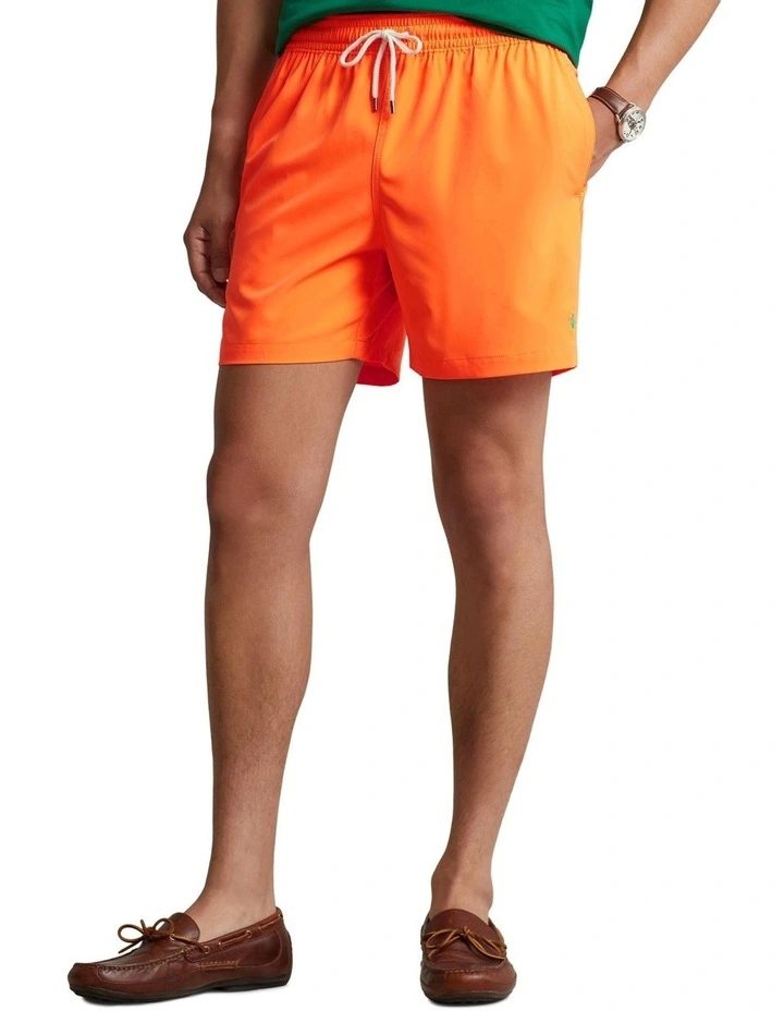 Traveler Classic 5.75-Inch Swim Trunk in Orange