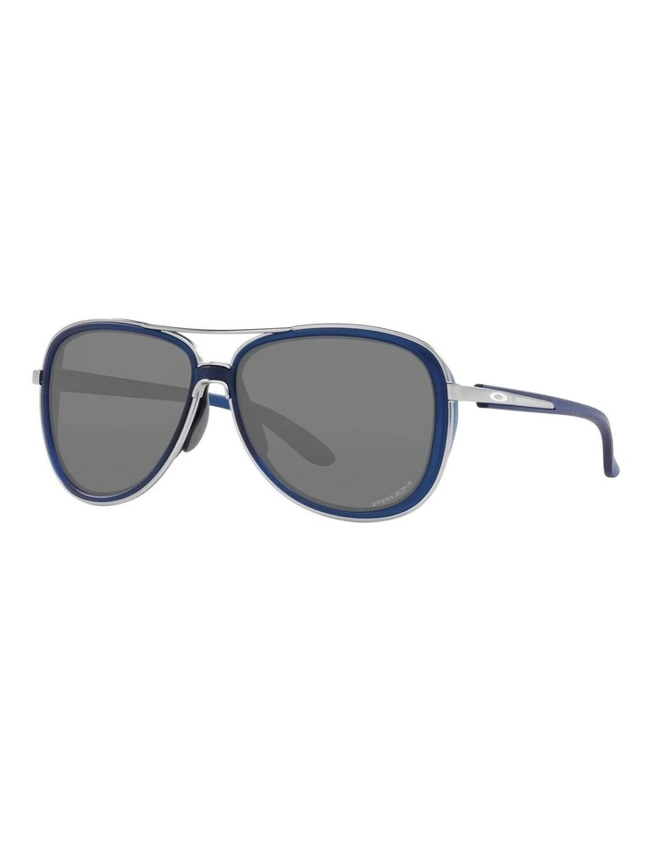 Split Time Sunglasses in Blue