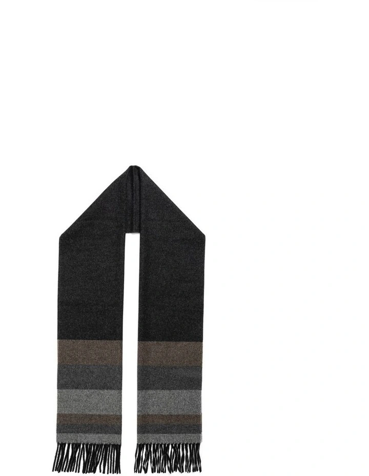 Flaxton Scarf in Grigio Multi