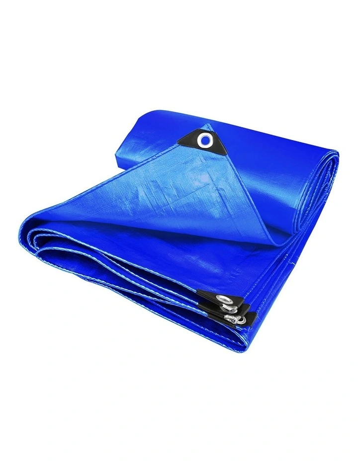 Heavy Duty Tarp Tarpaulin Camping Tent Cover 3.65x7.3m in Blue