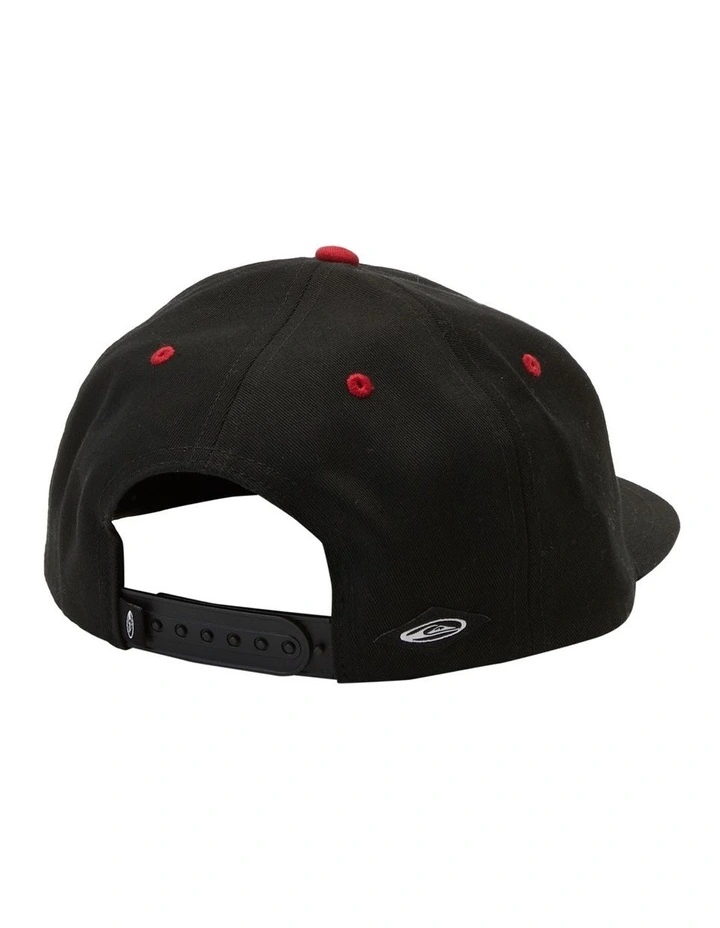 Saturn Crawler Strapback Cap in Black