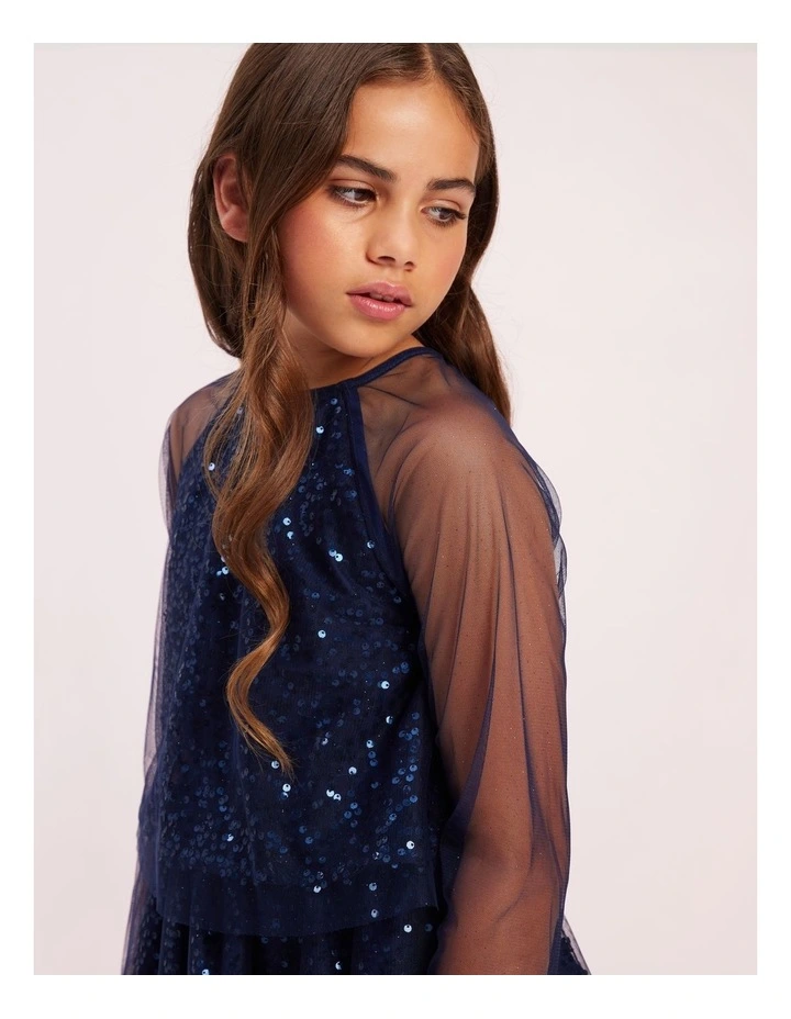 Asha Dress In Navy