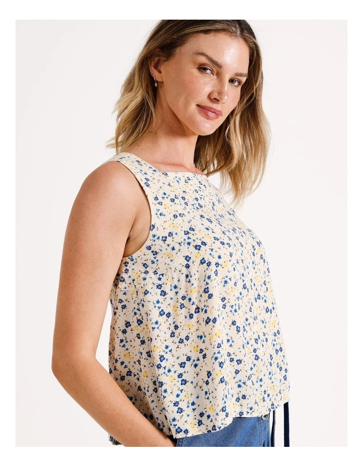 Eco Sleeveless Peplum Blouse in Assorted
