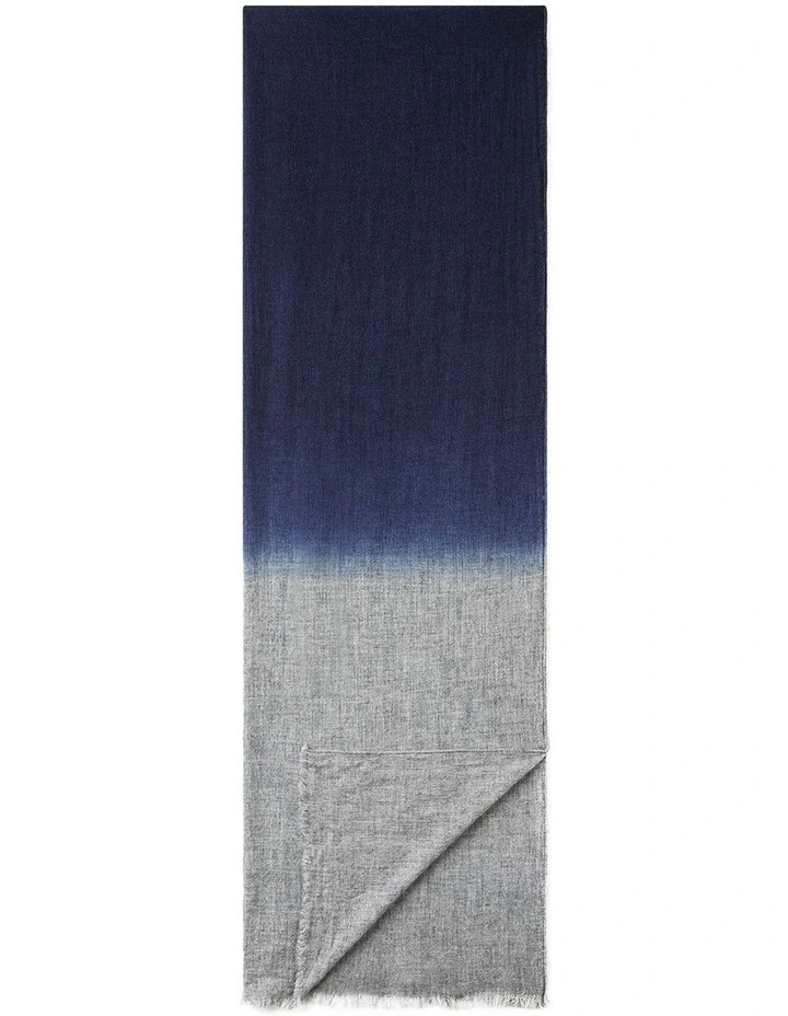 Alderton Scarf in Grey/Navy