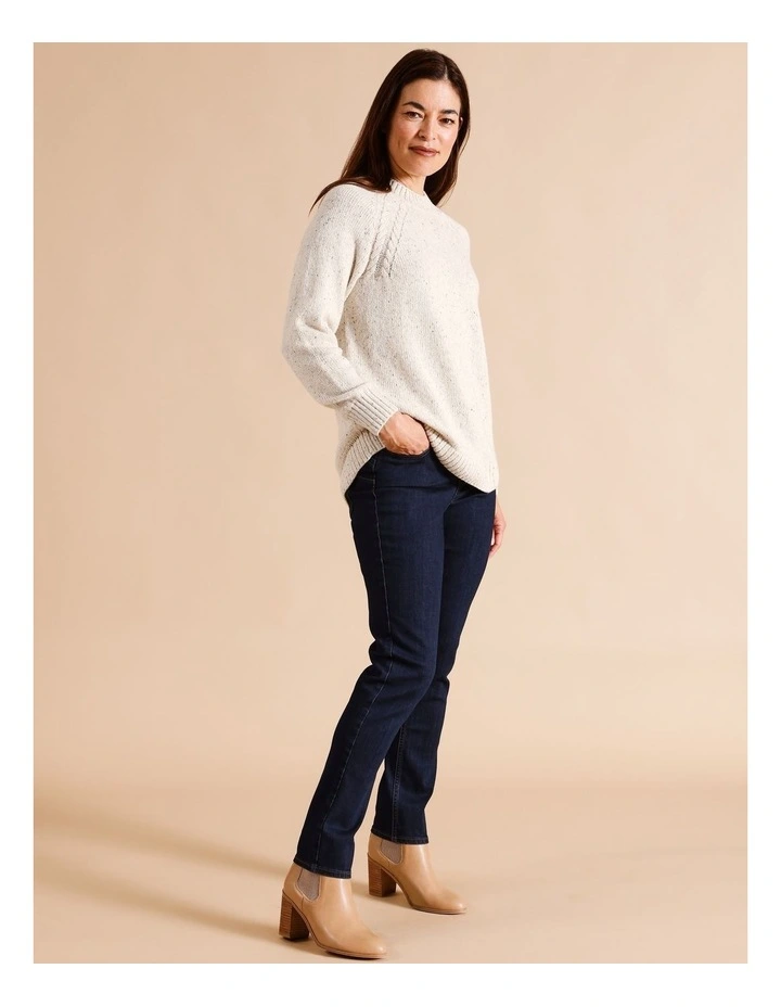 Organic Cotton Blend Wardrobe Staple Slim Jean In Indigo