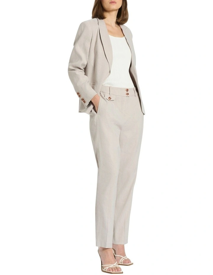 Lae Linen Blazer in Natural