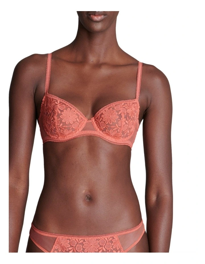 Amazone Half Cup Bra in Pink