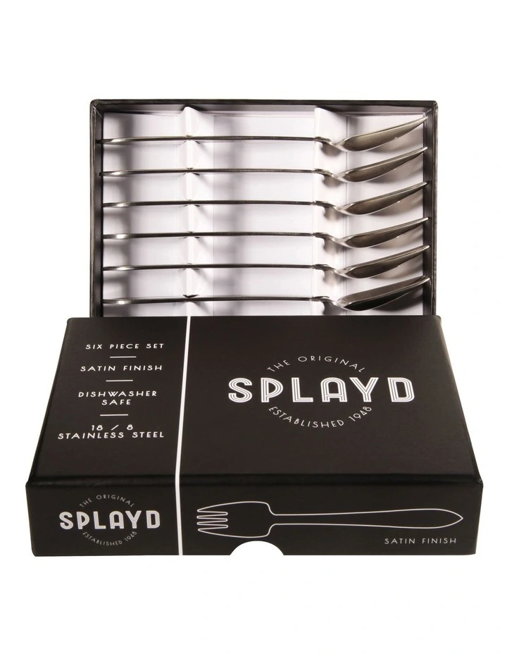 Black Label Stainless Steel Satin Mini 6 Piece Set