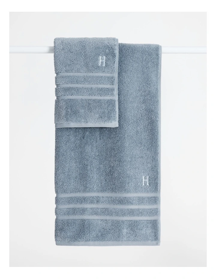 Super Plush Towels in Mid Blue