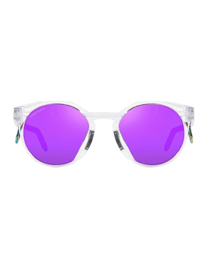 HSTN Metal White Sunglasses