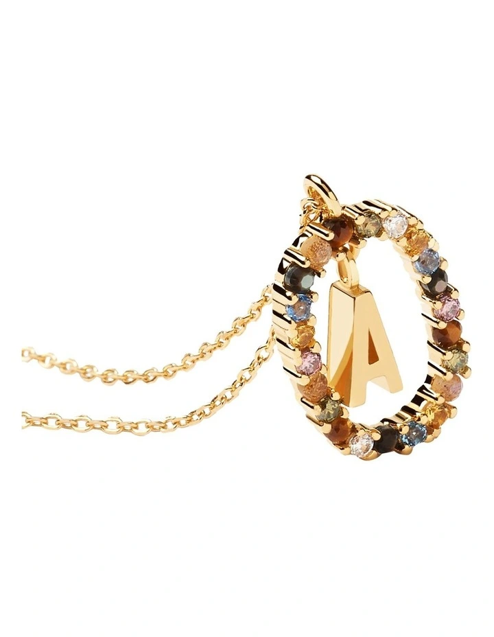 Letter A Multi Necklace