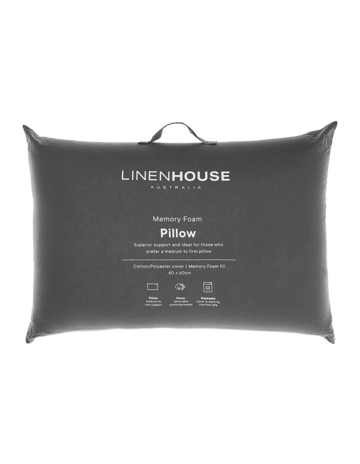 Memory Foam Pillow in White