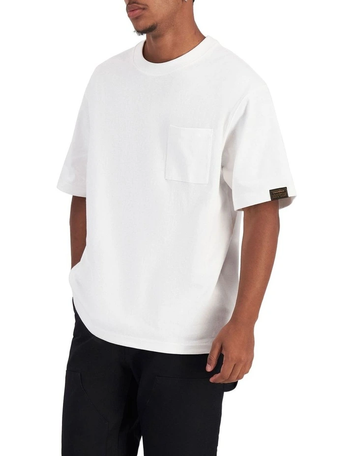 Elemental Jersey Tee in White