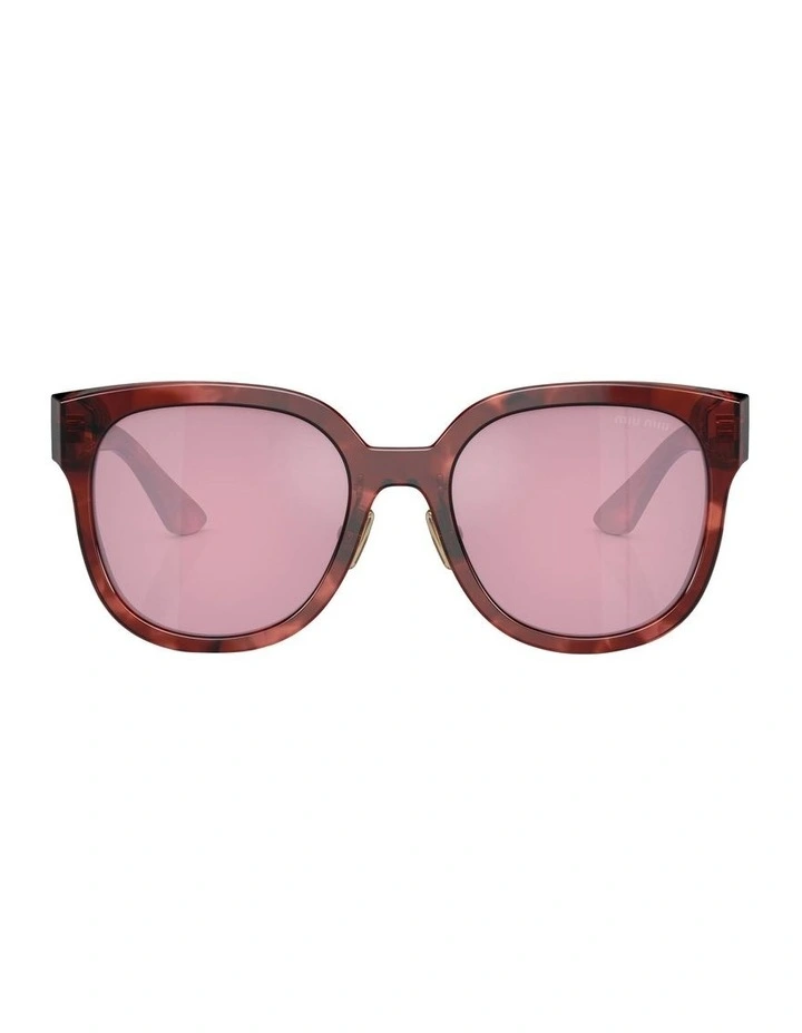 MU 01ZS Sunglasses in Red