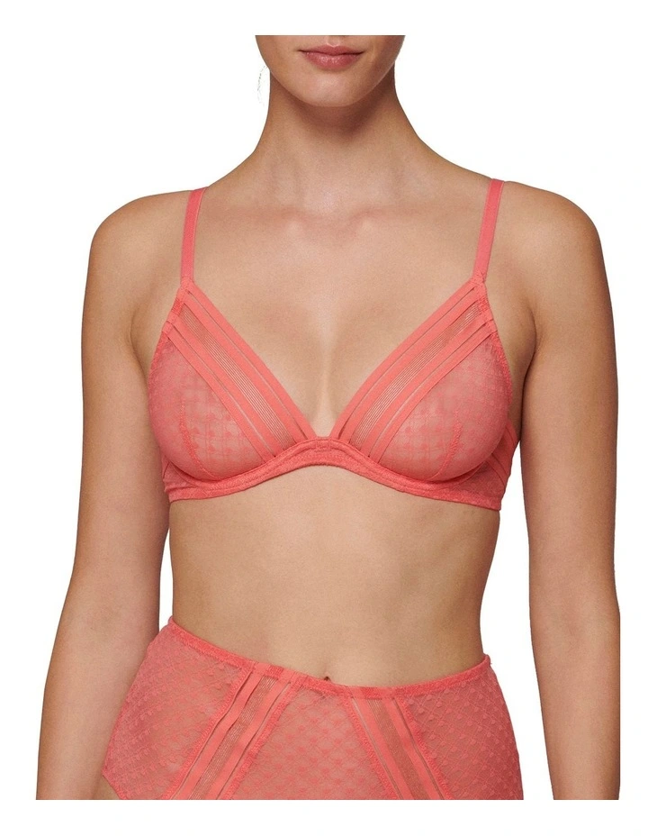 Iris Underwired Bra in Pink