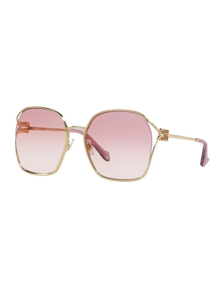 MU 52WS Gold Sunglasses