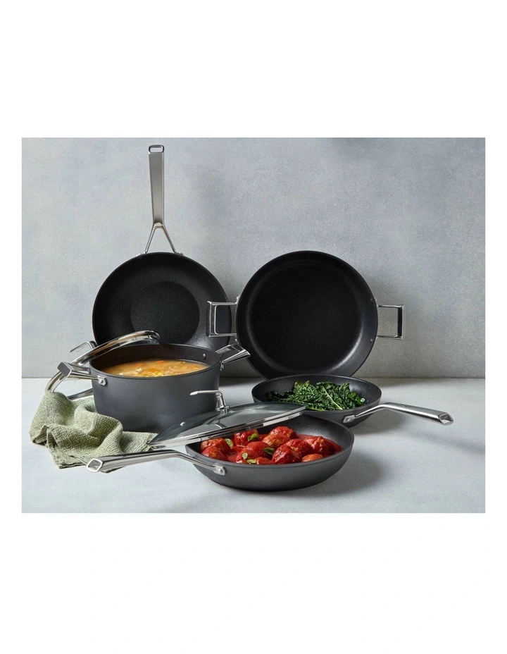 Per Bellezza Nonstick Induction 5 Piece Cookware Set in Blue