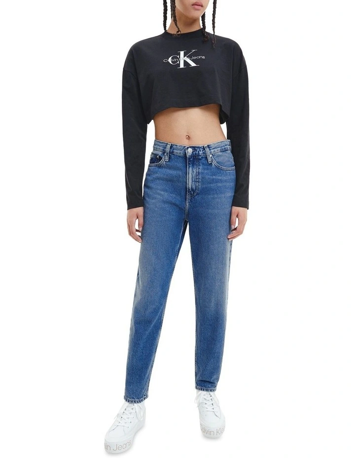 Mom Jean in Blue