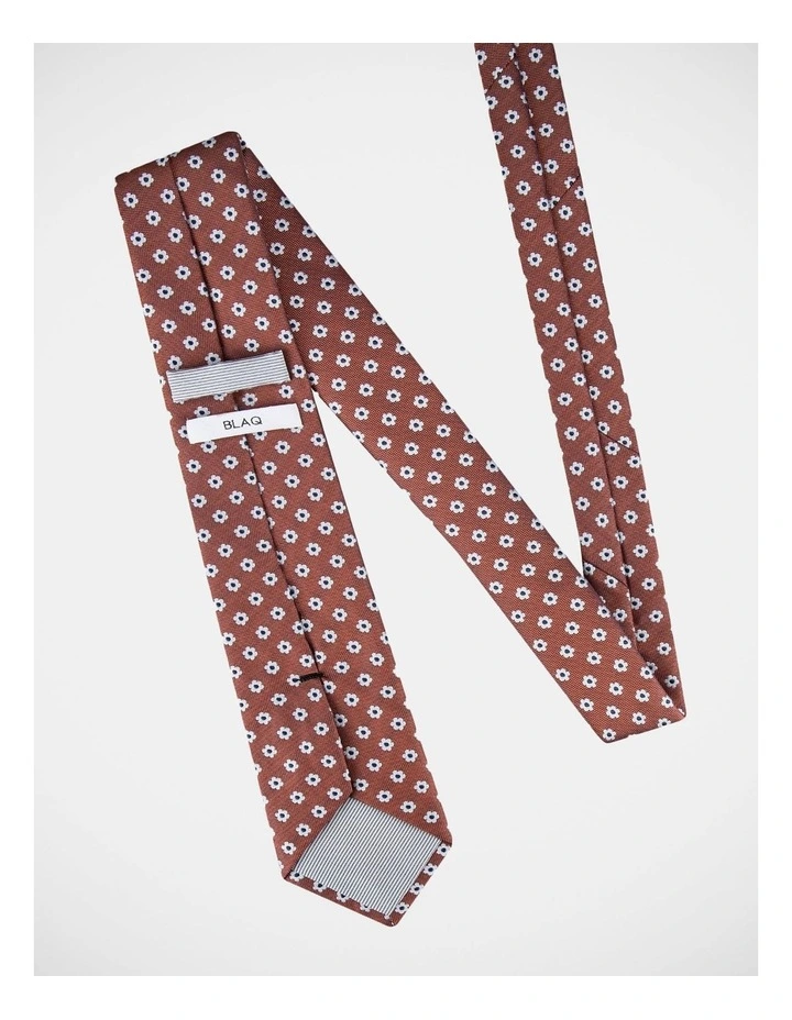 Flower Poly Tie Pink