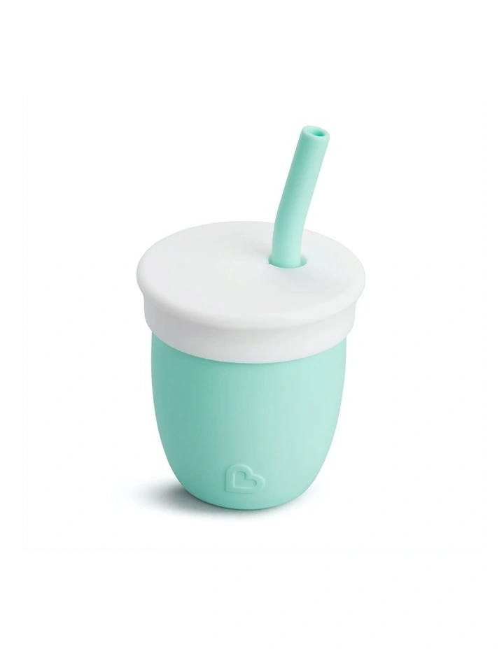 Cest Silicone Training Cup with Straw 4oz in Mint