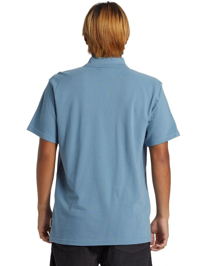 DNA Polo Shirt in Blue Shadow