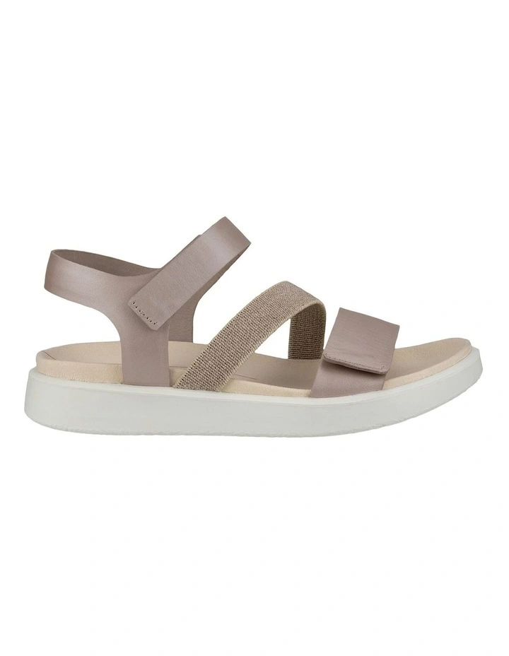 Flowt Leather Sandal in Grey