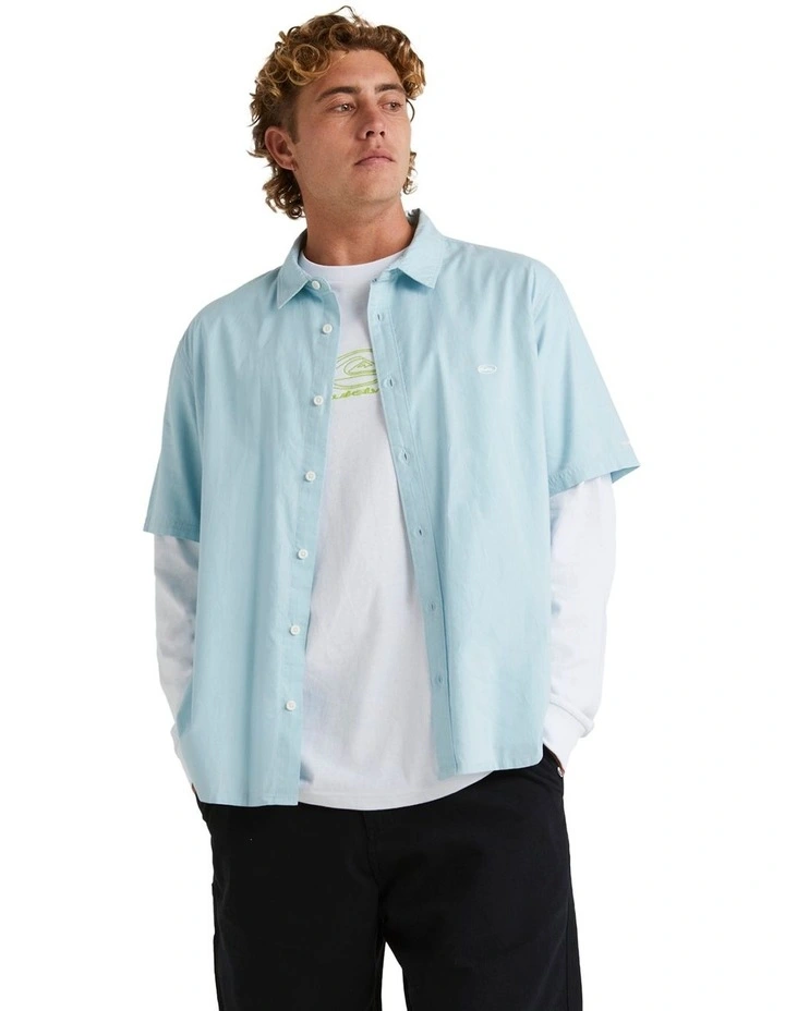 Legacy Short Sleeve Shirt in Dream Blue