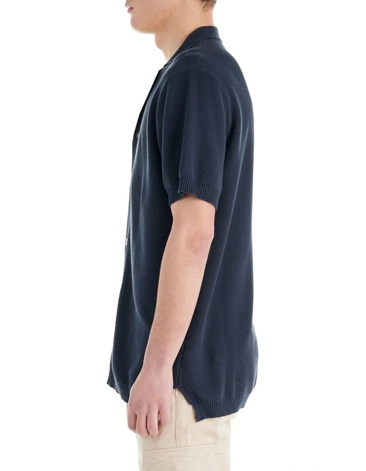 Morrison Knit Shirt in Slate