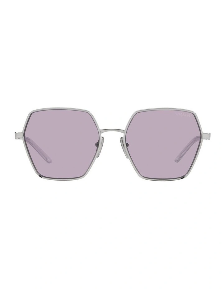 PR 56YS Silver Sunglasses