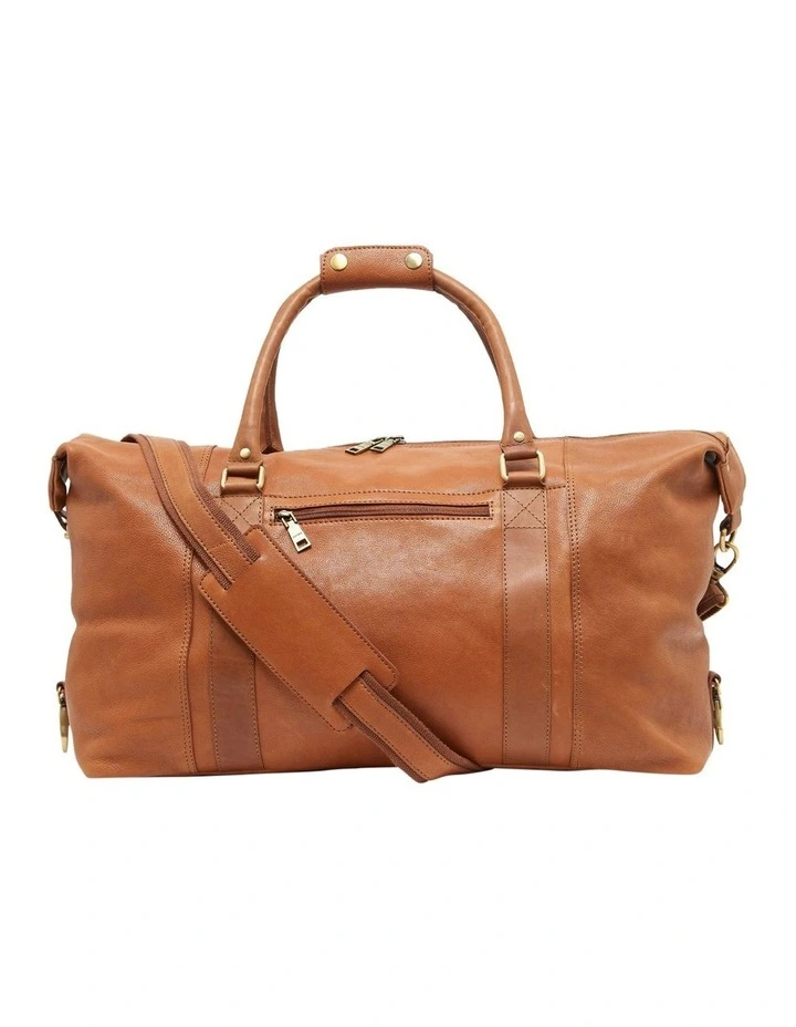 Rainer Weekender Bag in Cognac