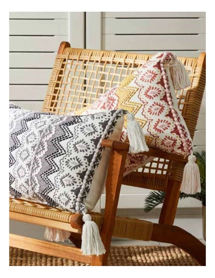 Chelsea Cushion 35x60cm in Ochre Multi