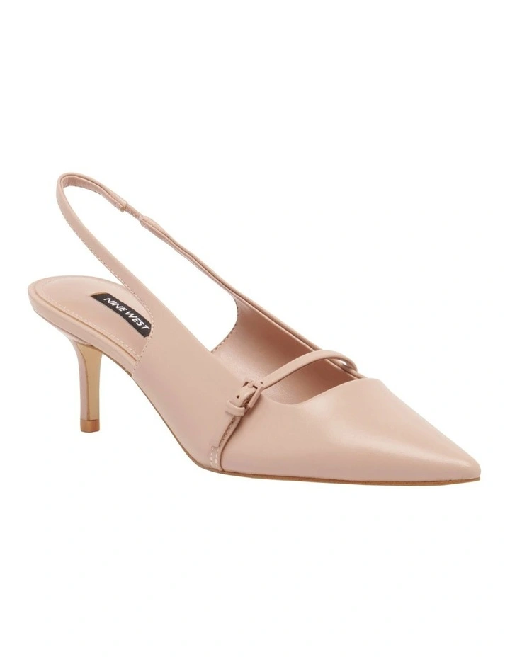 Ayva Slingback Heel in Light Pink