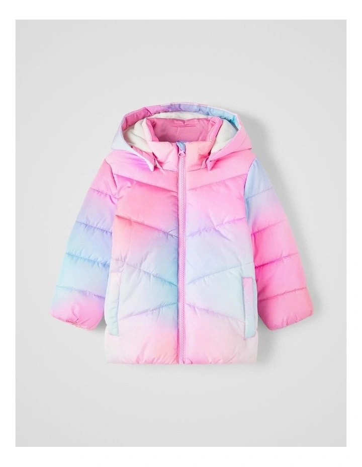 Manna Puffer Jacket in Pink