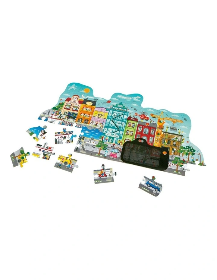 Animated City Puzzle