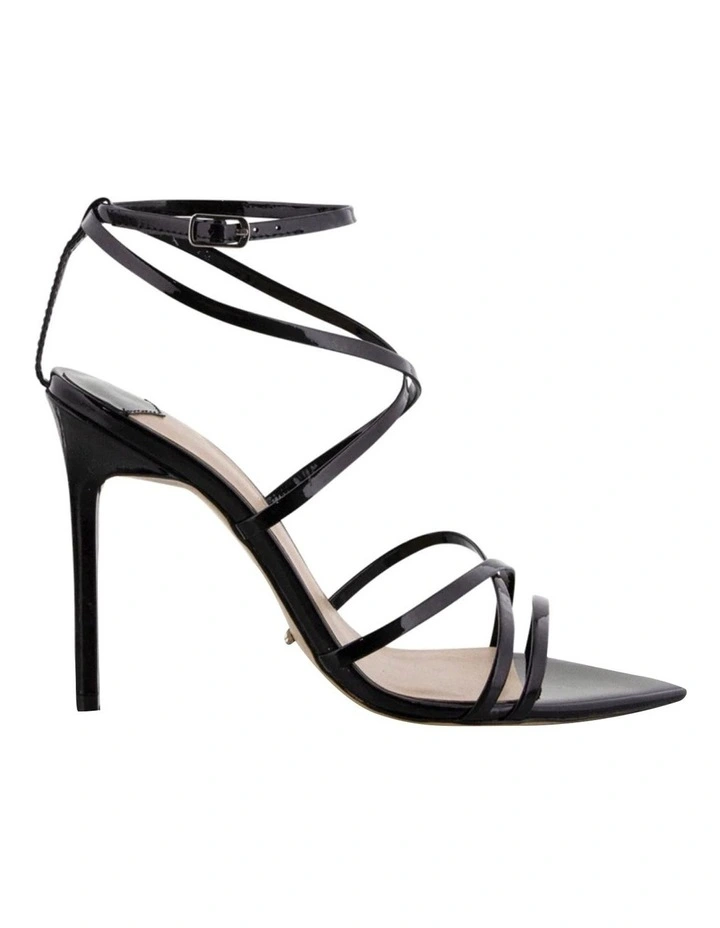 Marcy Black Patent Heels
