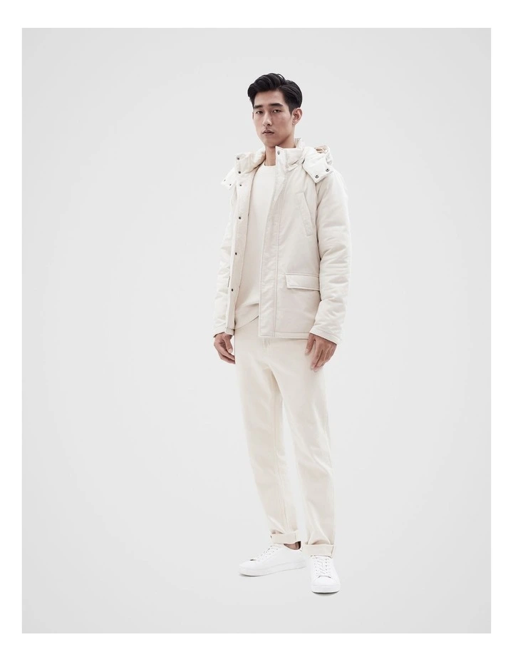 Everyday Parka Jacket in Cream