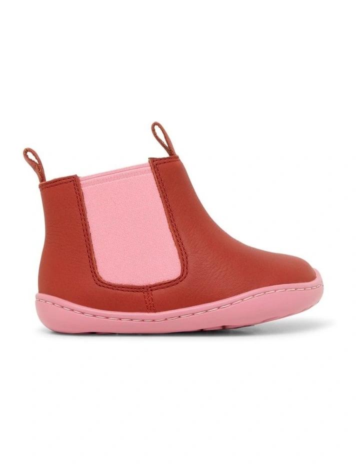 Peu Cami Gusset Infant Boots in Red