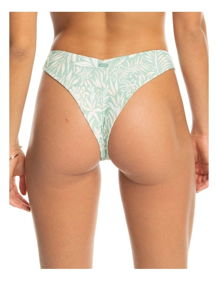 Rib Love The Sunseeker Cheeky Bikini Bottoms in Blue Surf Planao