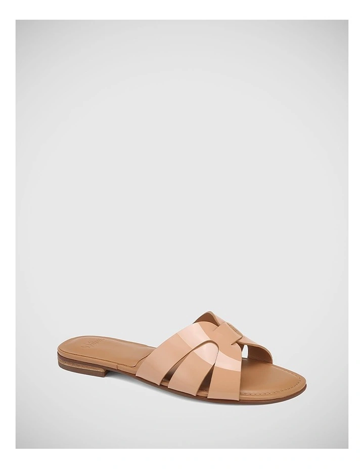 Caroline Patent Sandal in Sunkissed Tan