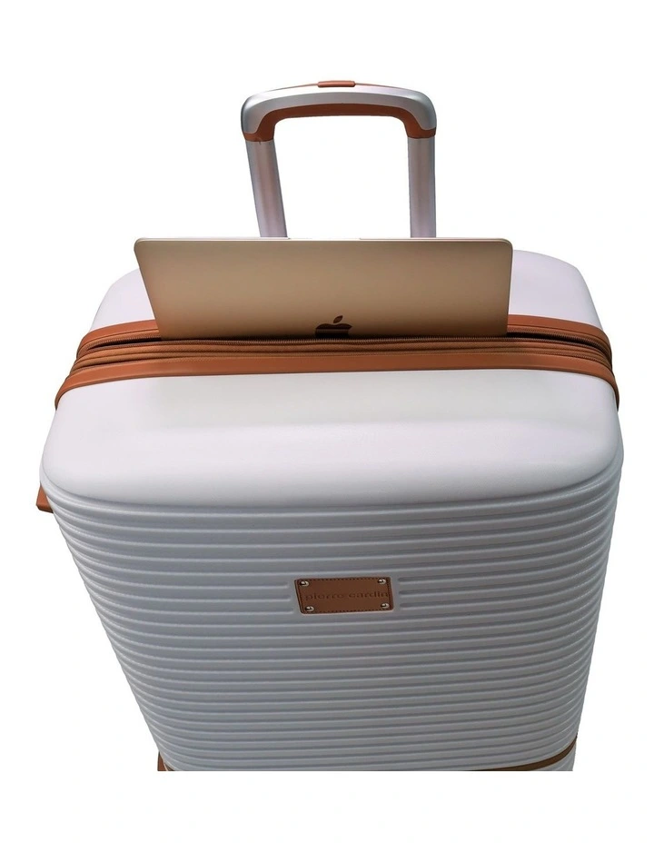 Classique 54cm Cabin Hard Shell Suitcase in White