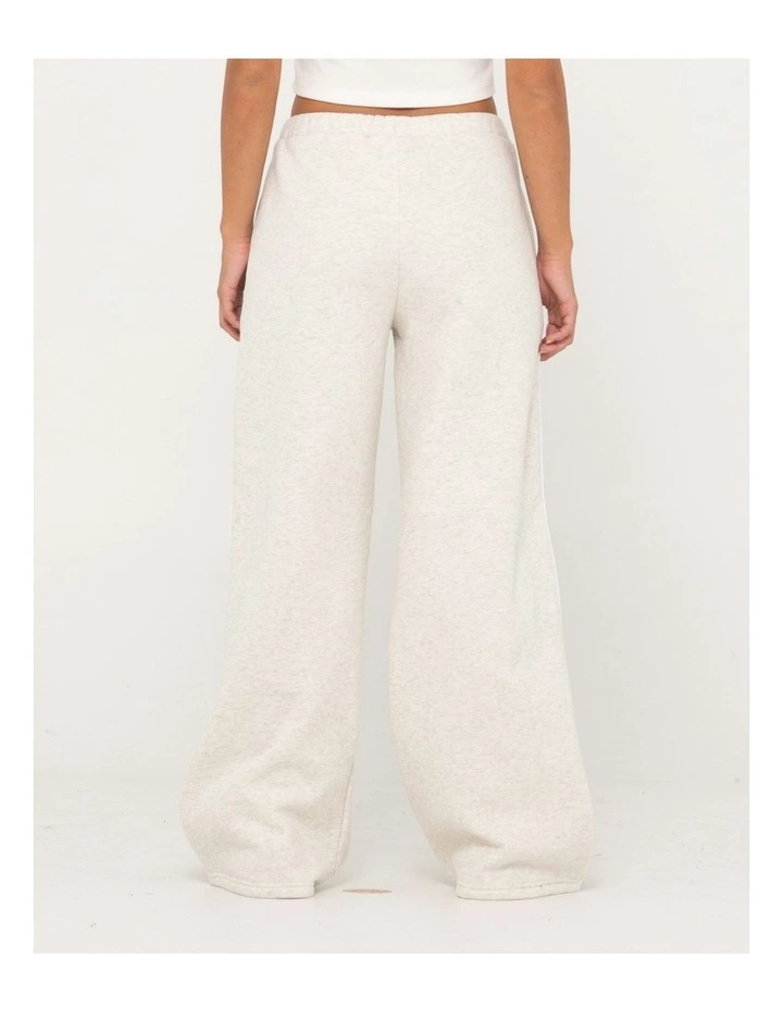 Maxo Relaxo Low Rise Wide Leg Track Pant in White