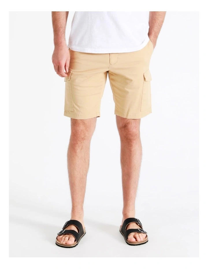 1985 Harlem Cargo Shorts in Clayed Pebble