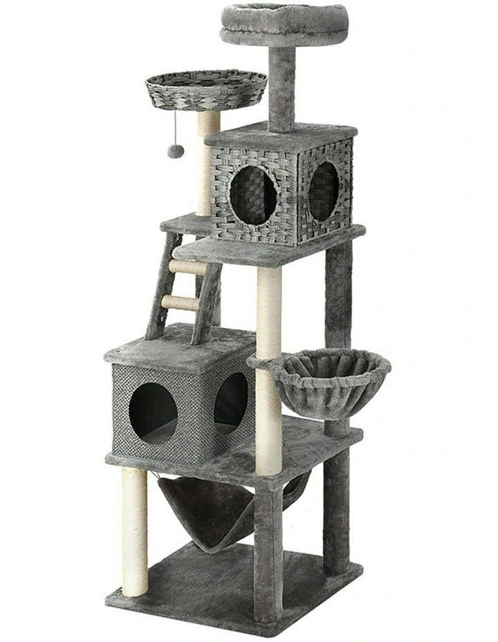 Scratching Post Pet Tree 169cm in Grey