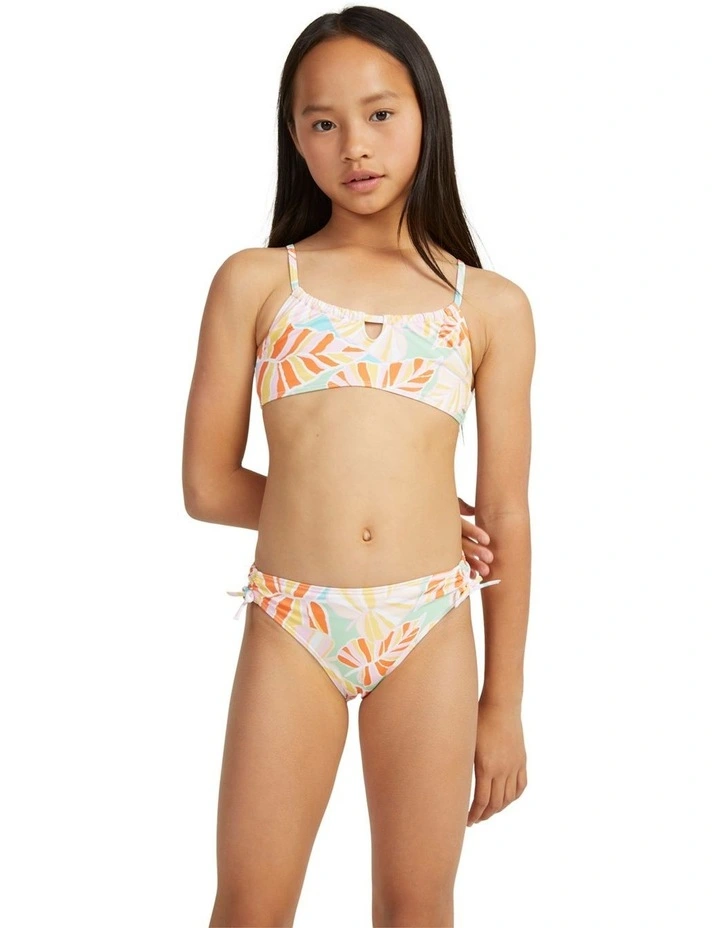 Mirage Bralette Two-Piece Bikini Set in Quiet Green Into The Jungle