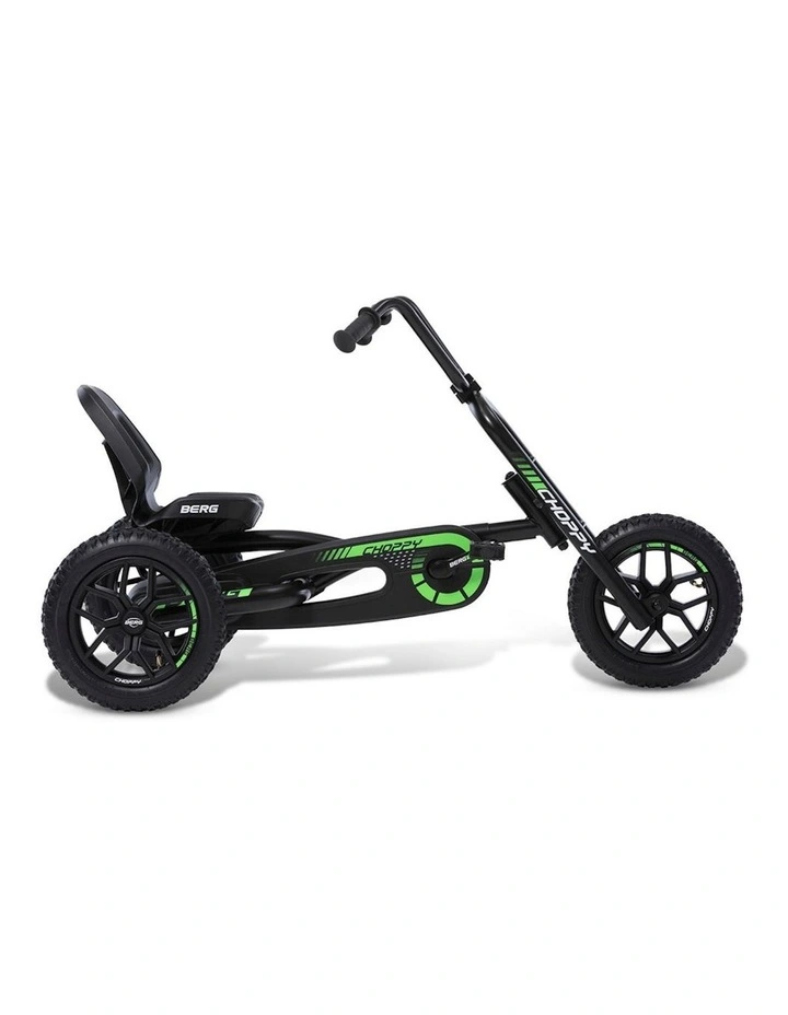 Choppy Neo 2.0 Pedal Go Kart Ride On Toy (3-8 Years) in Green/Black