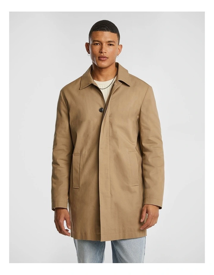Manchester Mac Coat in Tan