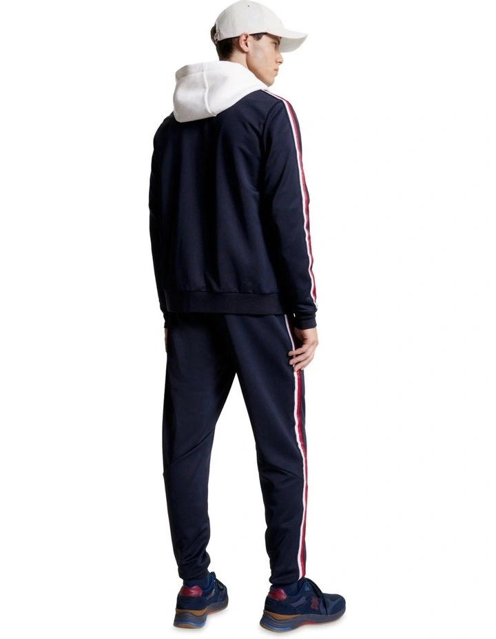 Trim Tape Zip Through Sweatshirt in Desert Sky